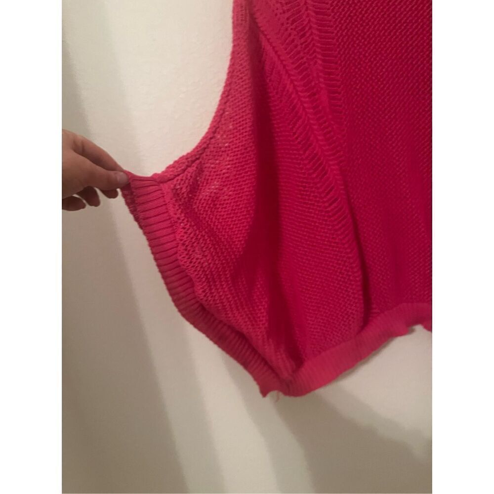 Davi & Dani BATWING LOOSE FIT HOLLOW OUT COVER UP SWEATER - Picture 5 of 5